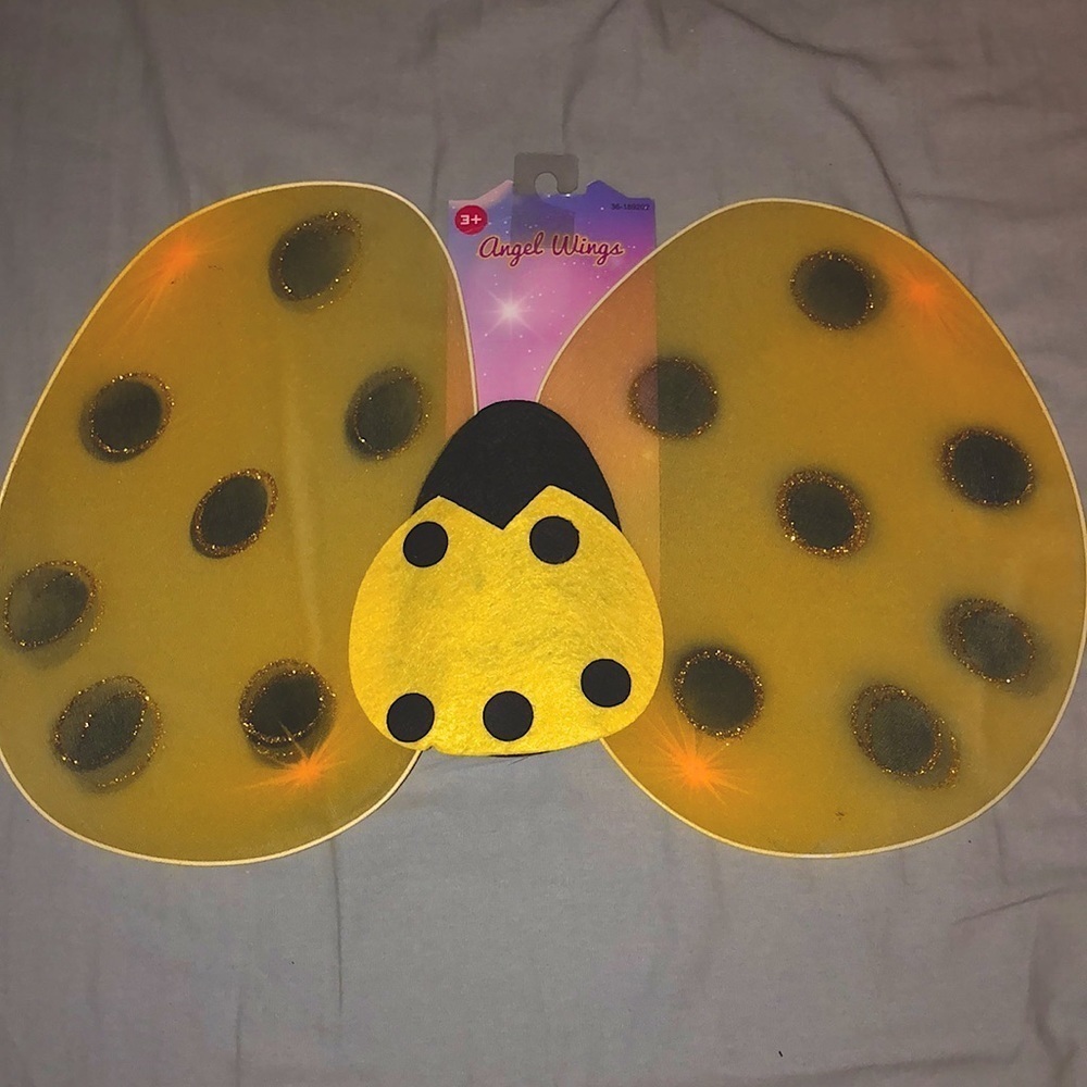 3+ angel wings  bumble bee